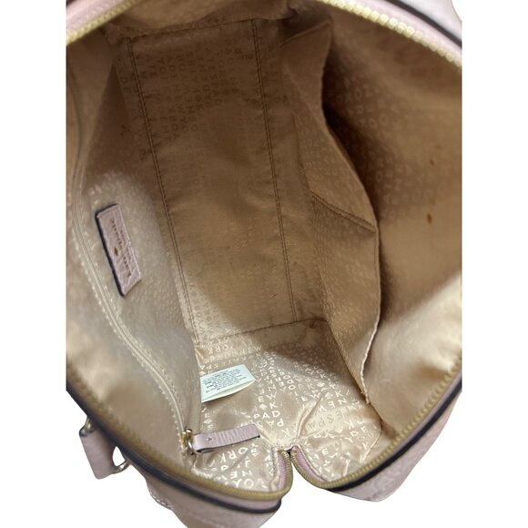 Kate Spade Delaney Perri Lane Bubbles Leather Satchel Purse With Perforated Deta - Picture 4 of 12